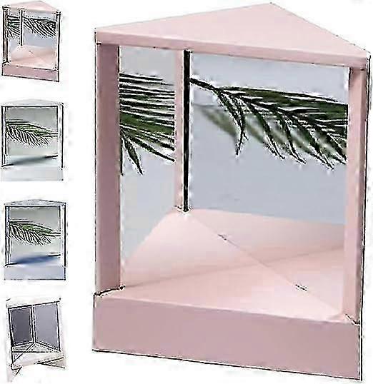 Kvinner ekte speil ikke reverserende, trekantet fast ikke-reverserende speil, omvendt speil, ikke-reverserende speil