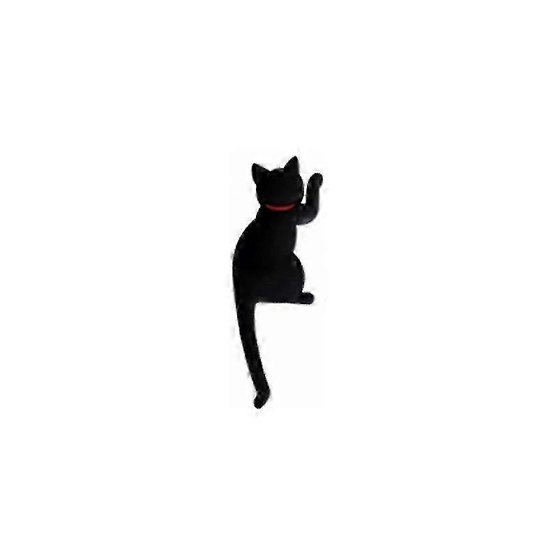 2025 Cute Creative Multifunction Cat Magnetic Wall Mount Keys Hook Refrigerator