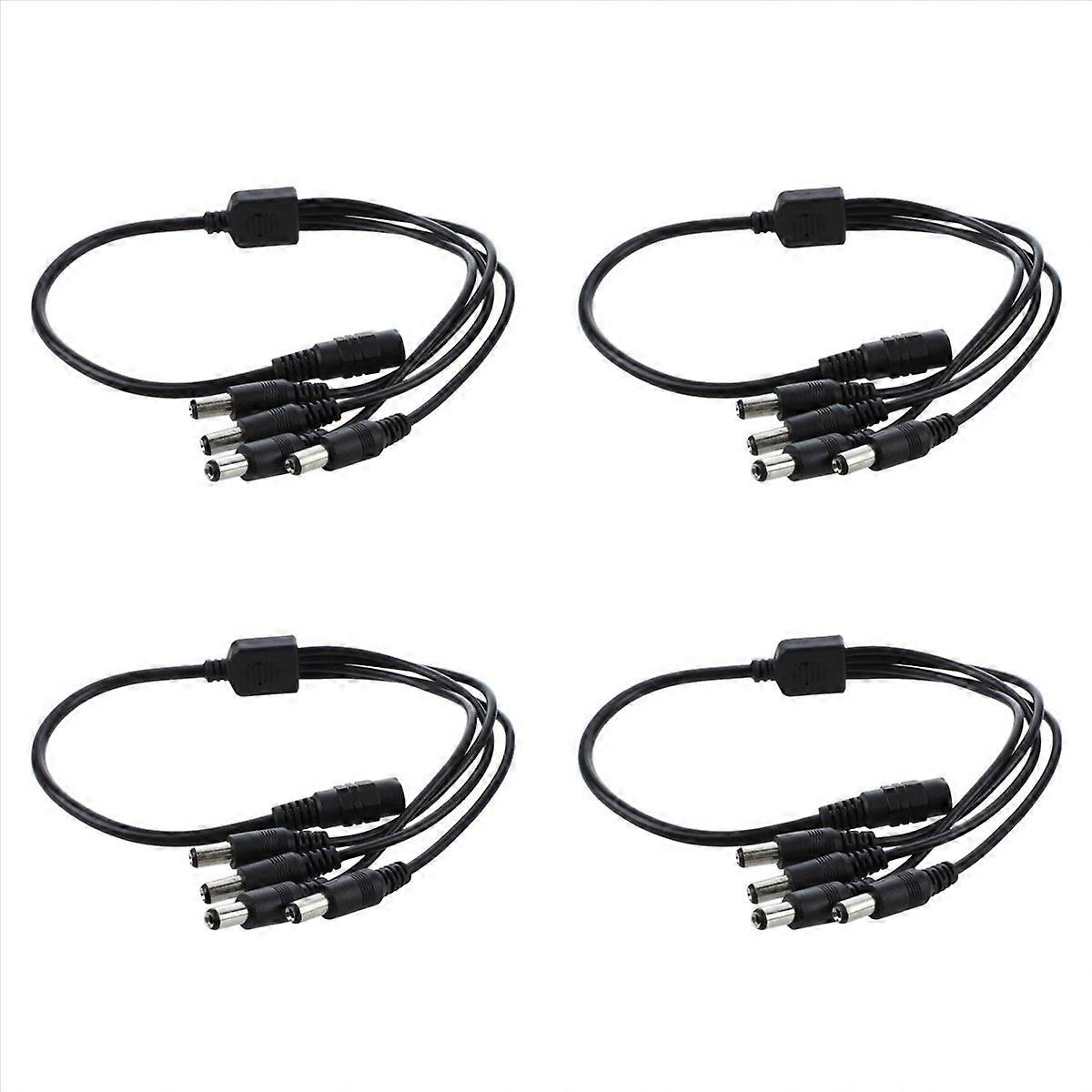 1 to 4 DC Power 4-Port Splitter Adapter Adaptor Cable CCTV Camera