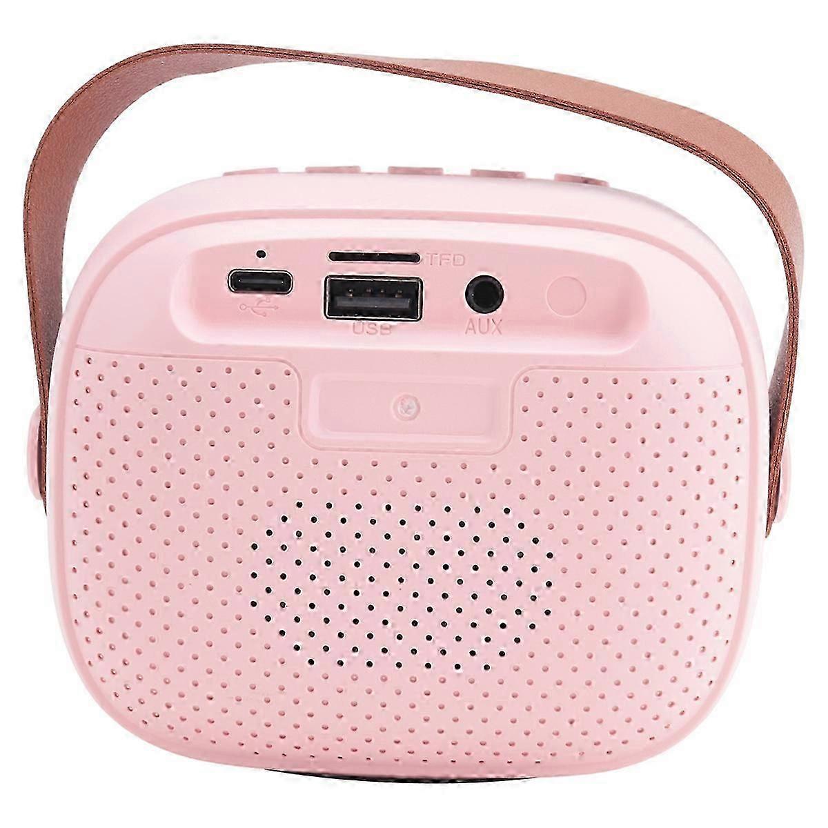 Kids Karaoke Machine, Portable Bluetooth Speaker with 2 Wireless Microphones