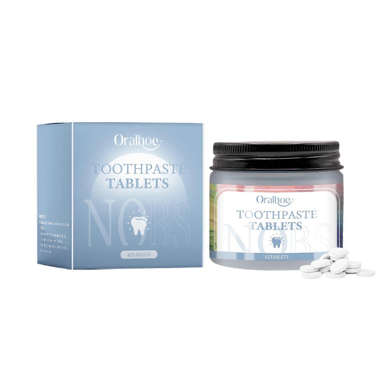 Oralhoe Toothpaste Tablets, With Mild Ingredients, Clean Tooth Dirt And Protect Enamel. Tooth Care Toothpaste Tablets