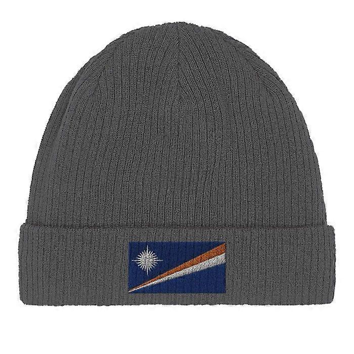 Marshall Islands Flag Cap in Gray