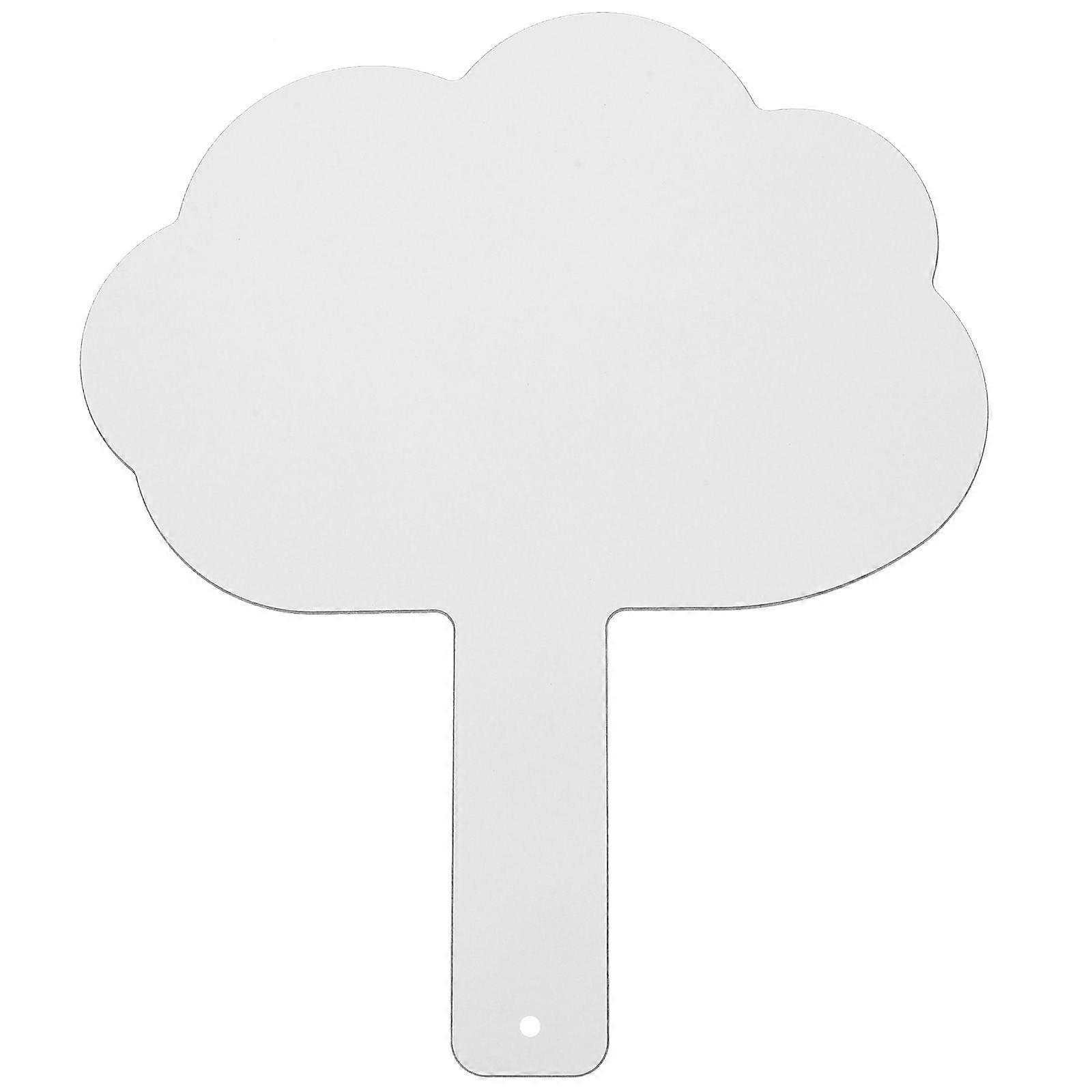 Dry Erase Answer Paddle Double Sided White Board Classroom Whiteboard Teaching Prop