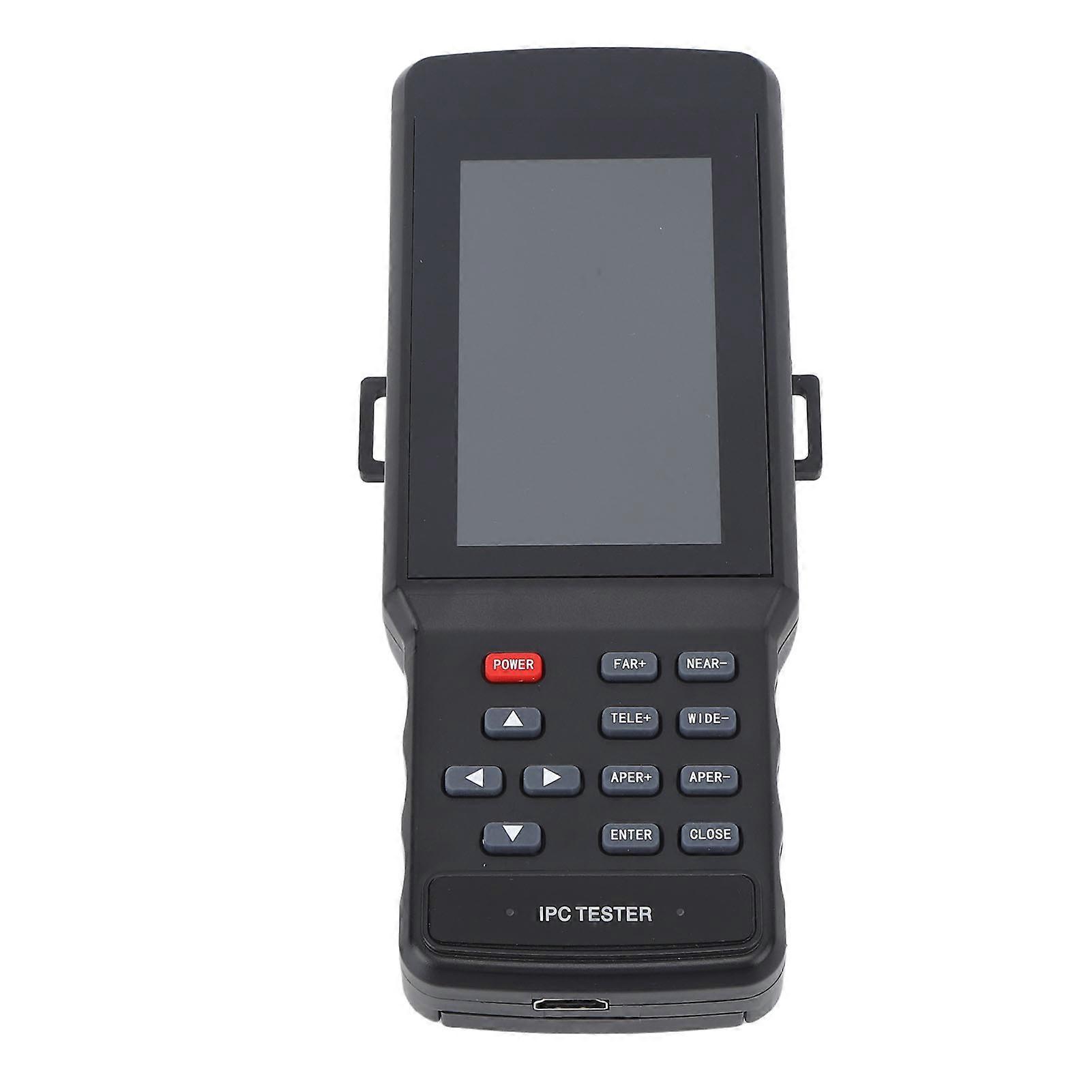 CCTV Camera Tester HD IP Coaxial Analog Video Security Monitor Tester VGA Input 12V Power Output 4.5in UK Plug 100-240V 