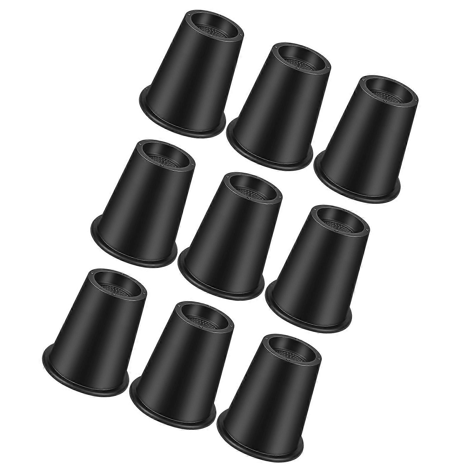 6inch Round Bed Height Lifters Anti Slip Furniture Risers Secure Grips Enhances Stability Multiple Bed Frame Multicolor