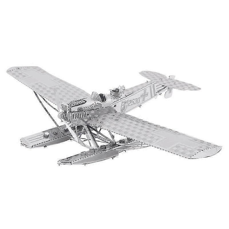 3d Metal Diy Puzzle Water Fighter Model @BUGU