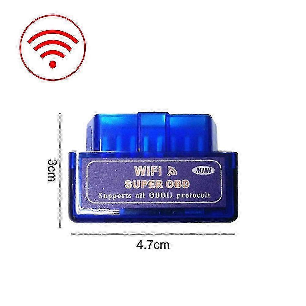 Scanner OBD2 ELM327 Outil de lecture de code de détecteur de diagnostic de voiture V1.5 WIFI Bluetooth OBD 2 pour Android IOS Outils de répa