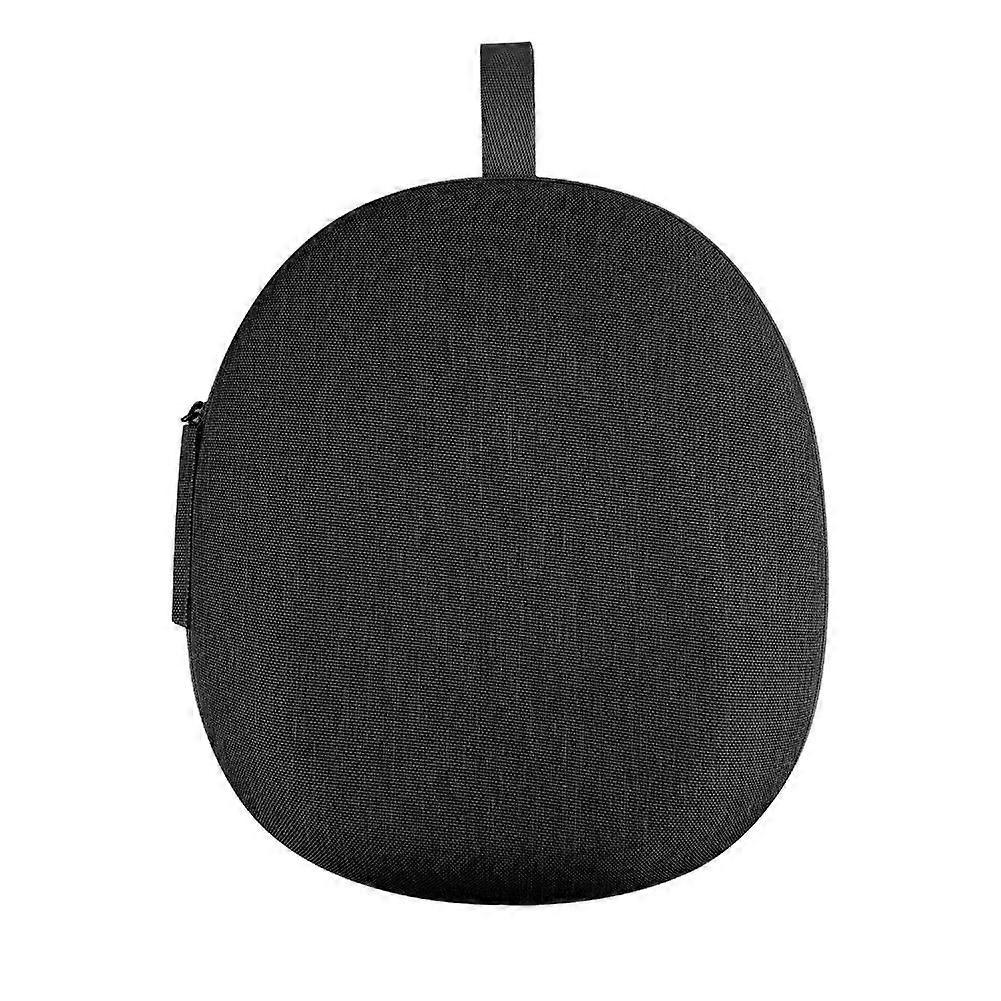 Durable Nylon Protective Case Headphones Compact Travel Storage with Cable Compartment