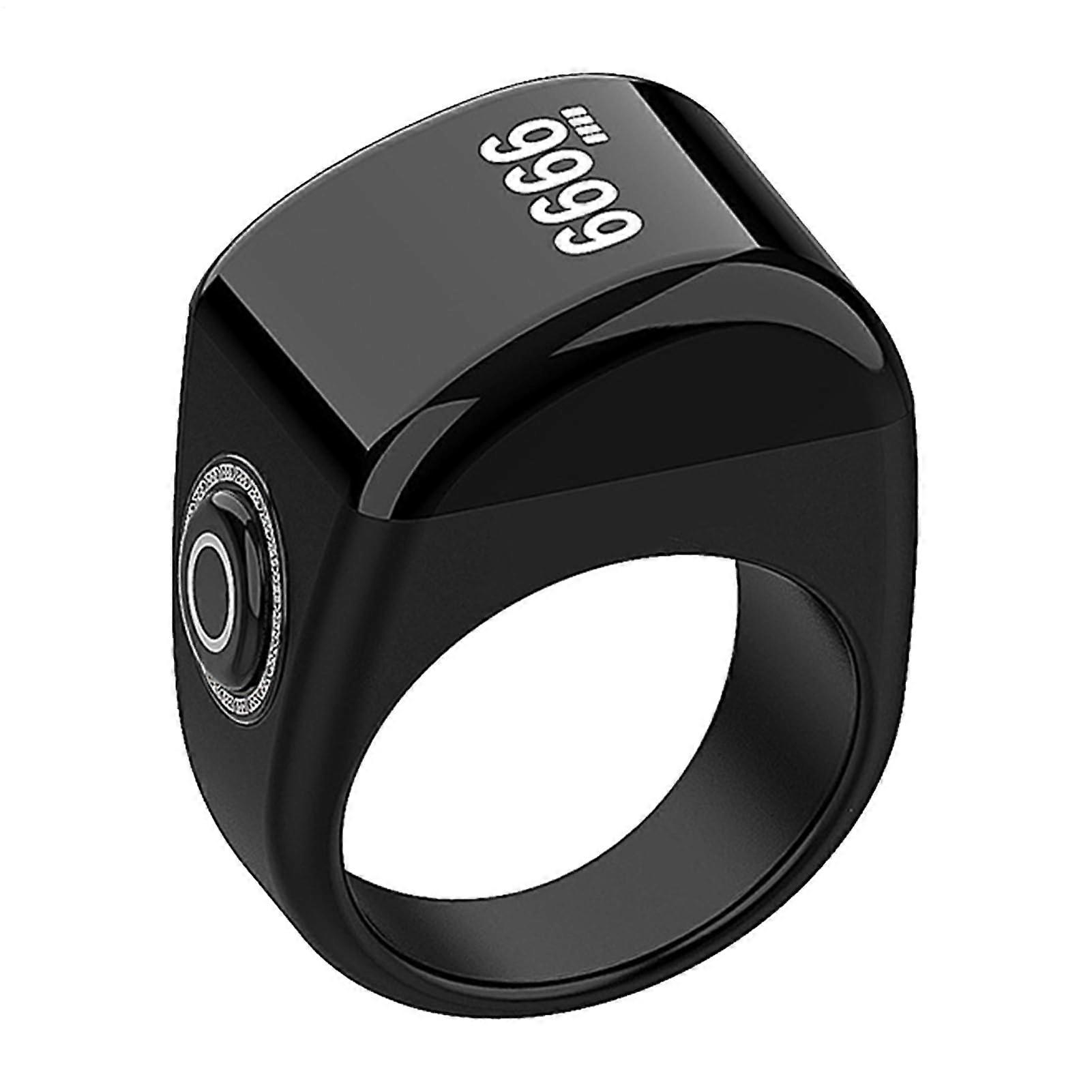 Digital Counter Clear Display Prayer Tally Ring Time Display Recitation Tracker Meditation