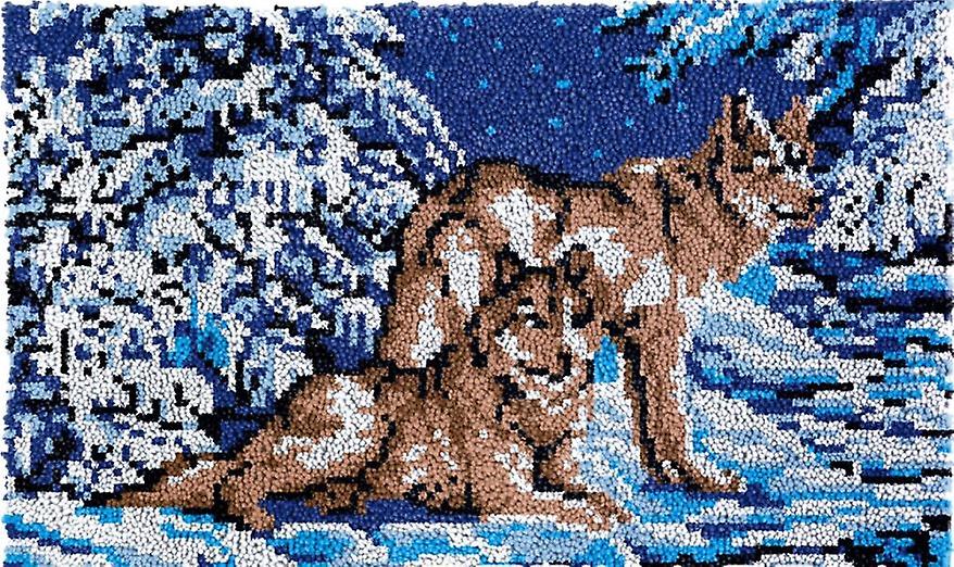 Wolf Brothers Rug Latch Hooking Kit (85x58cm)