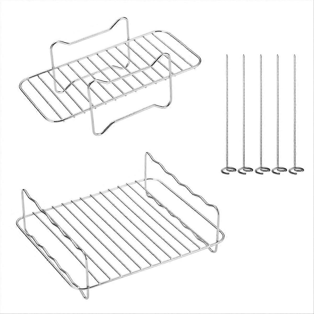 For Ninja Foodi Double Cooker Series Rectangular Grill Rack