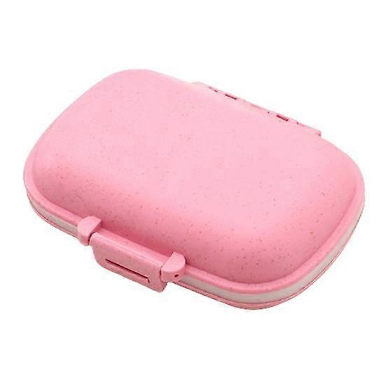 Pill Container Storage Case Large Capacity Multi-compartment Dustproof Compact Size Portable Pill Tablet Organizer Box