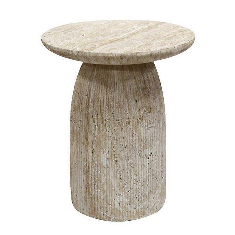 Sofa Side Table Modern End Table 43x52 cm Rounded Corner For Living Room Couch