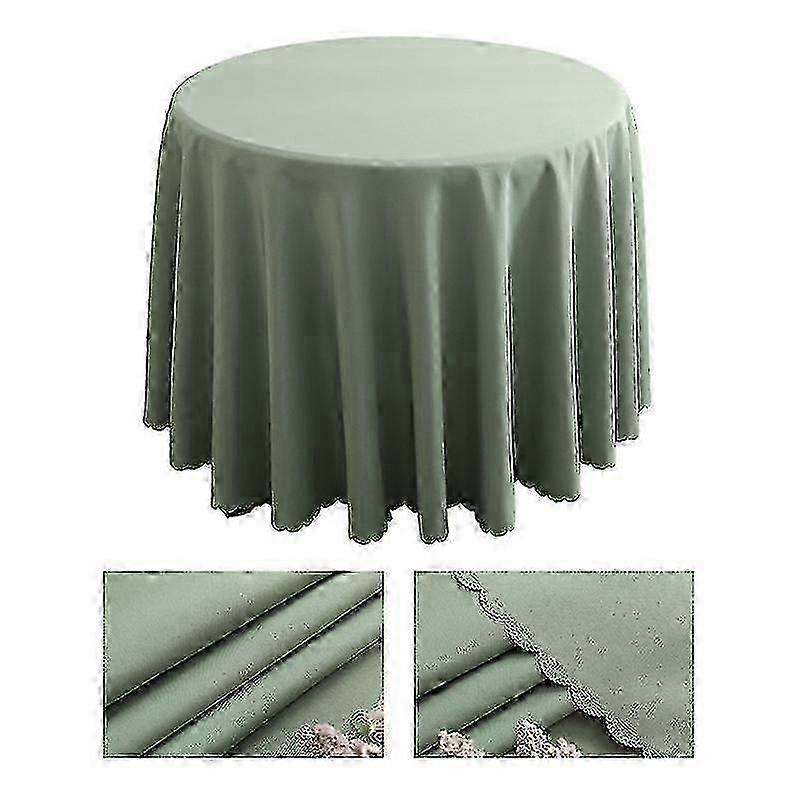 Housse de table lavable vert gazon pour table à manger de mariage de fête
