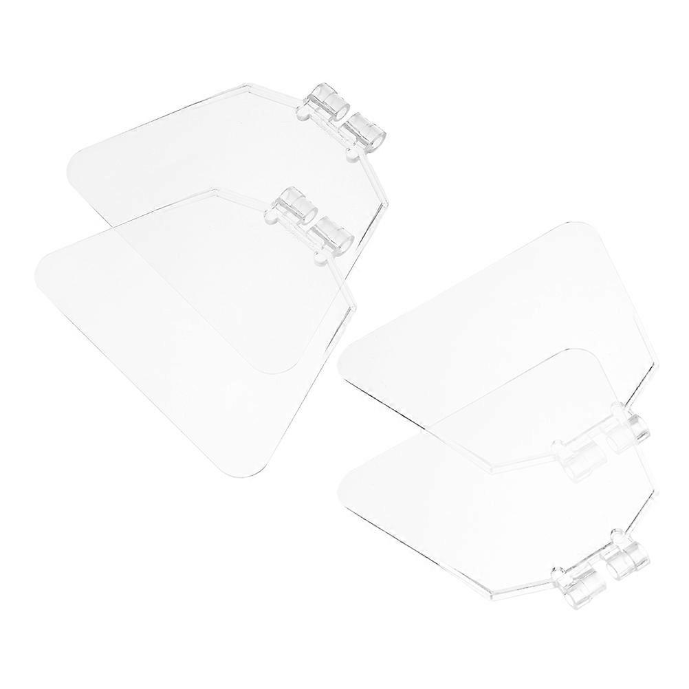 Clear Plastic Bench Grinder Safety Shield for Protection 4Pcs Accessories