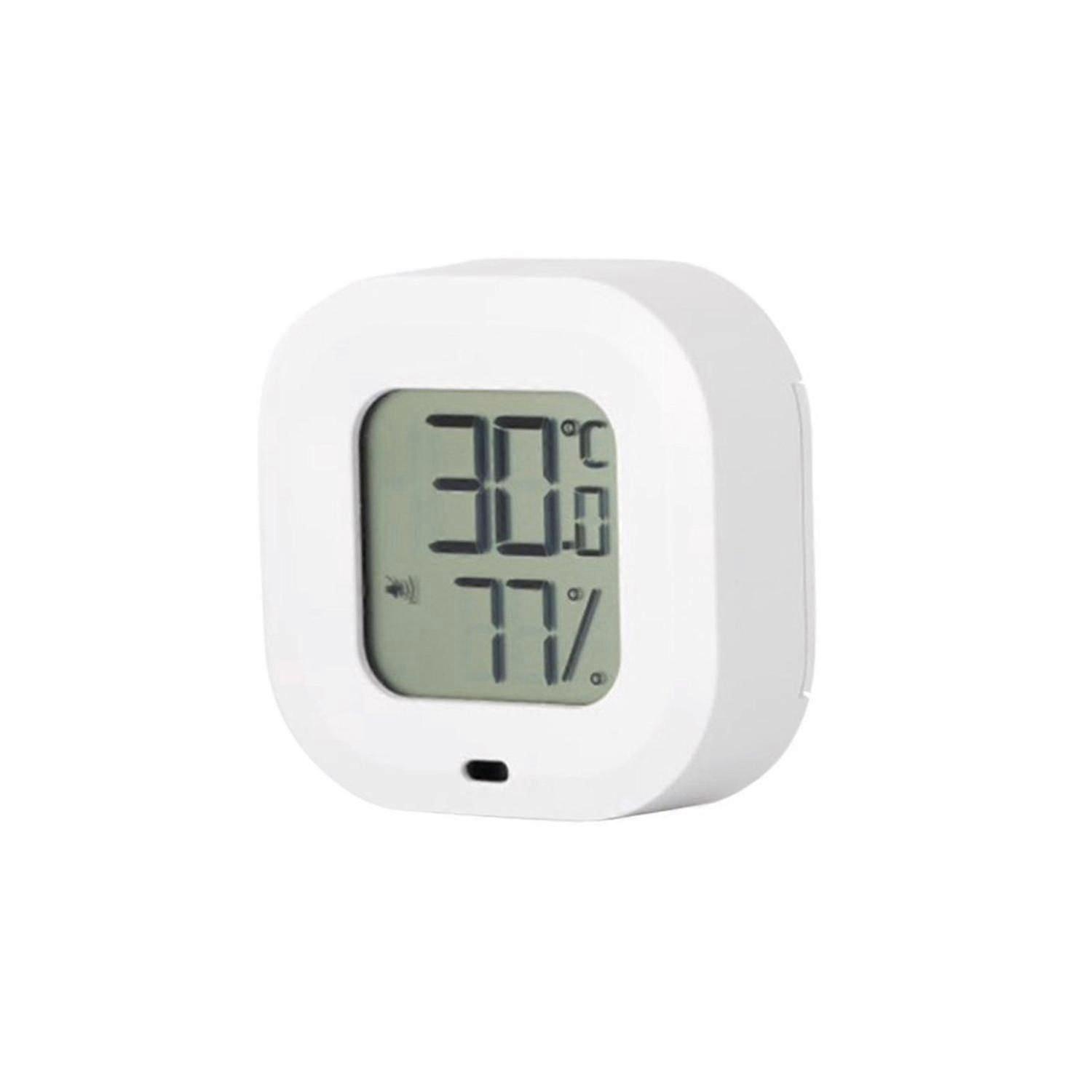 Electronic Home Bluetooth 5.0 Digital Display Humidity Temperature Lcd Screen Wireless Thermometer (1pcs, white)