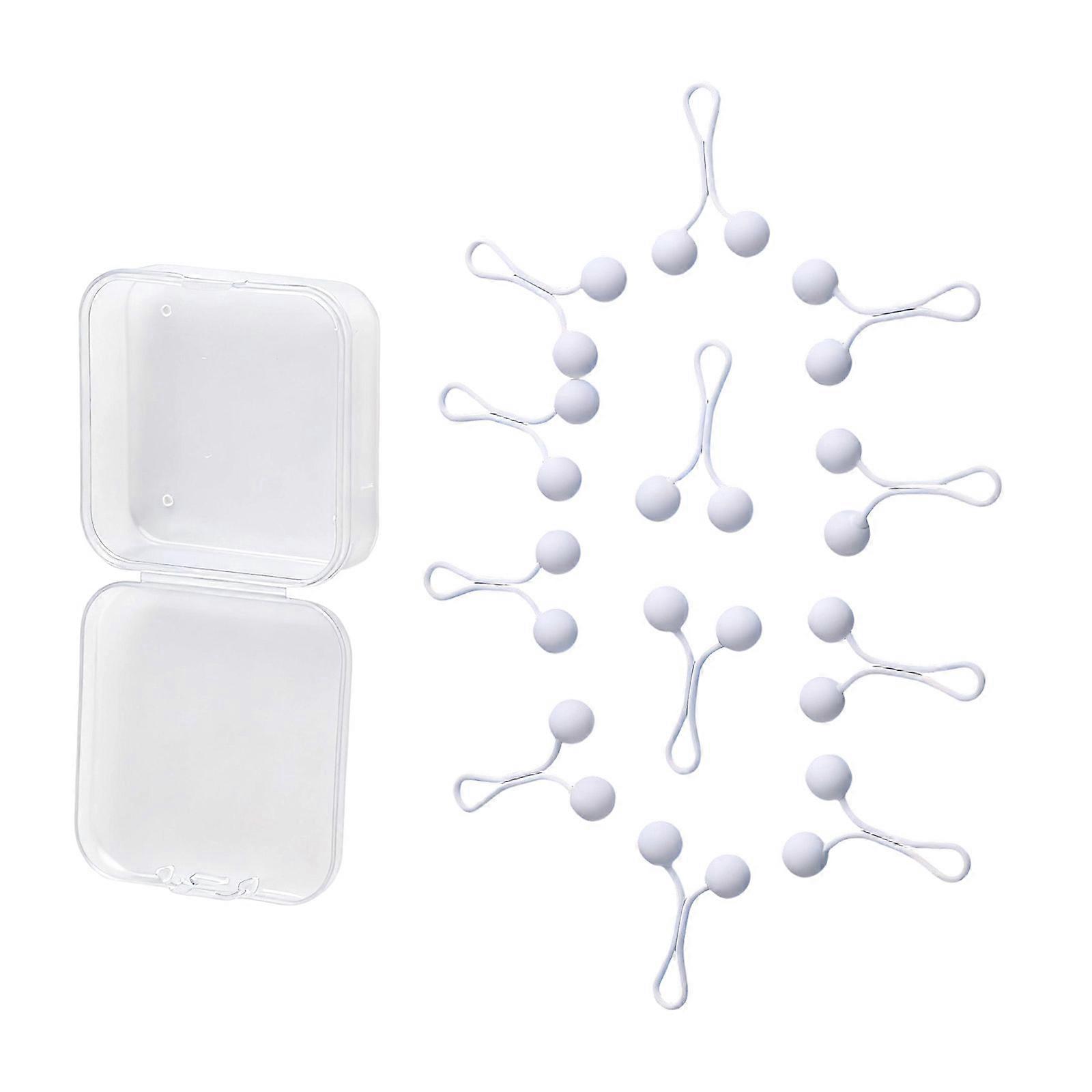 Comfortable Scarf Clip for Sensitive Skin for Formal Event Travel and Casual Styling  White