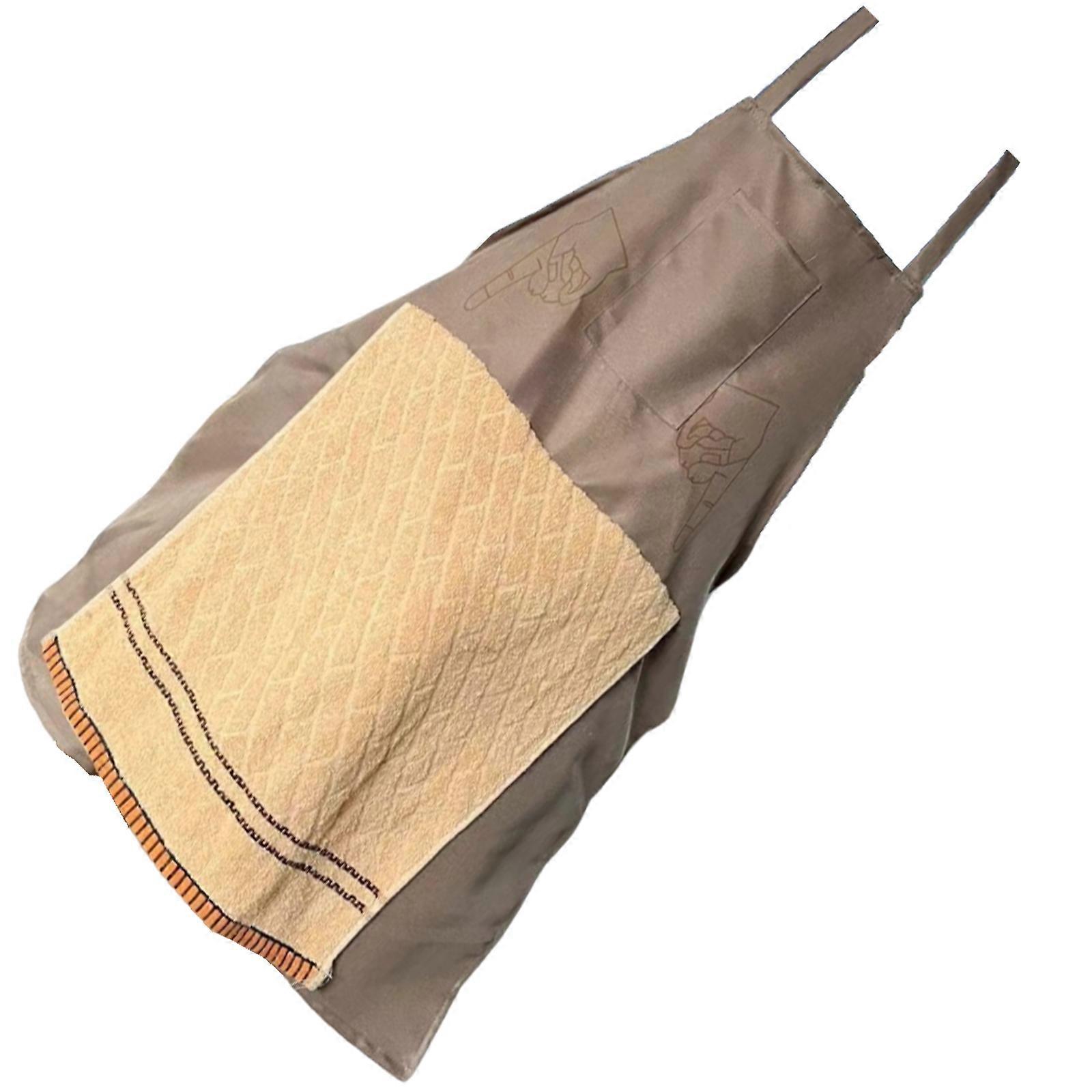 Comedy Prank Apron Adjustable Neck Belt Comfortable Polyester Practical Joke Props Apron For Tailgates Party And Pranks Multicolor