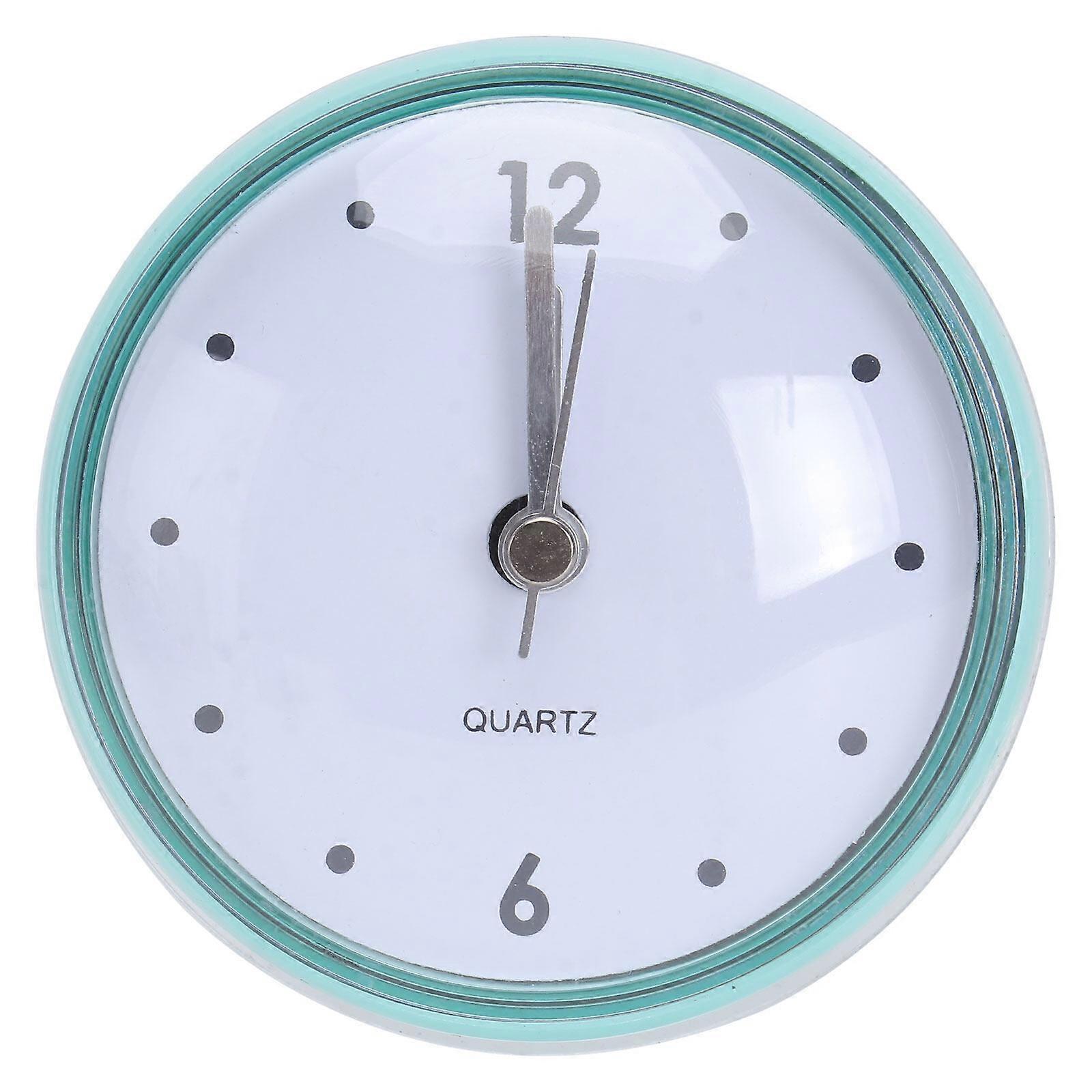 1Pc Waterproof Sucker Clock Pendant Creative Bathroom Kitchen Hanging Clock