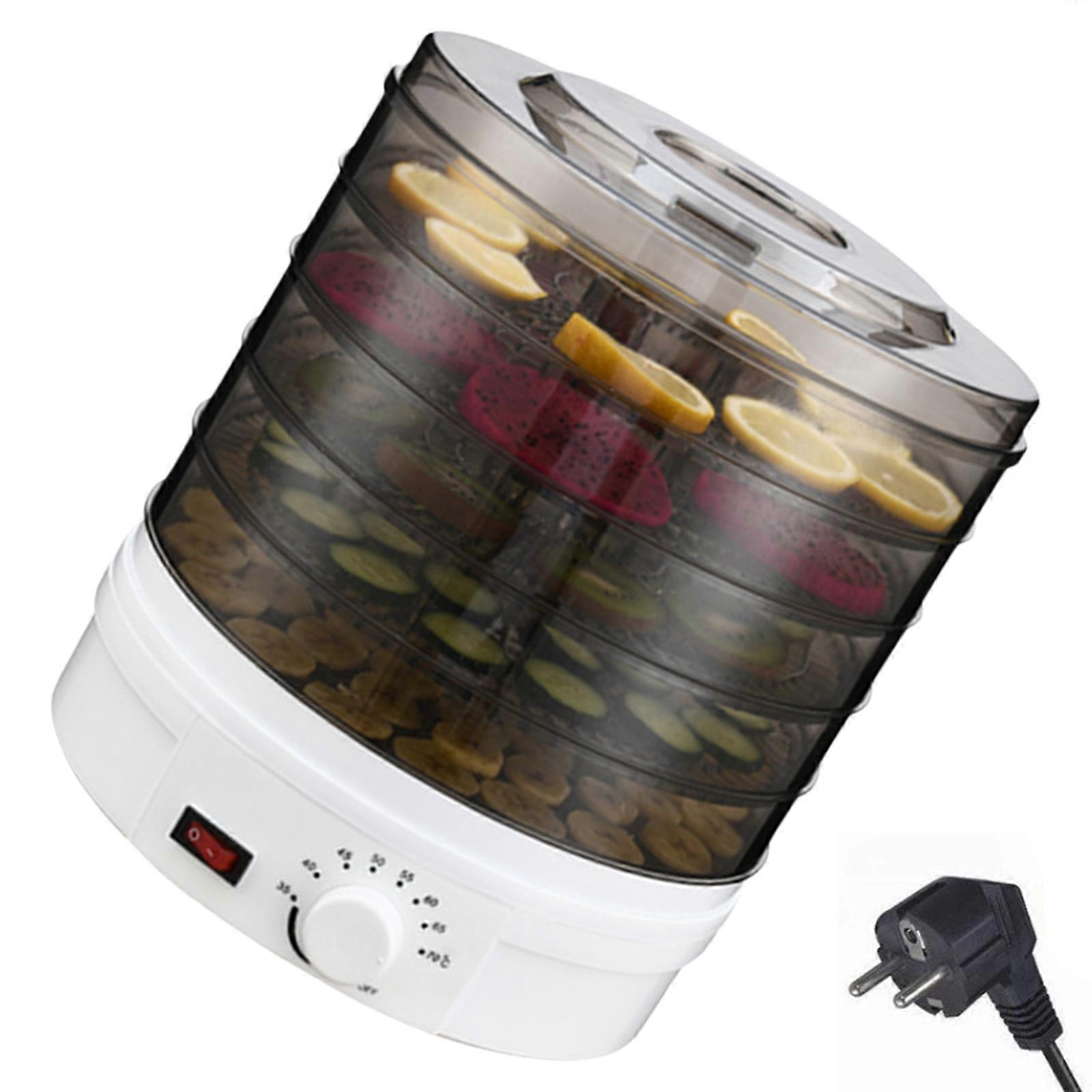Multifuntional Food Dryer Food Dehydrator Efficient Food Drying Machine Plastic Texture Kitchen Appliance for Snacks  Graphite color