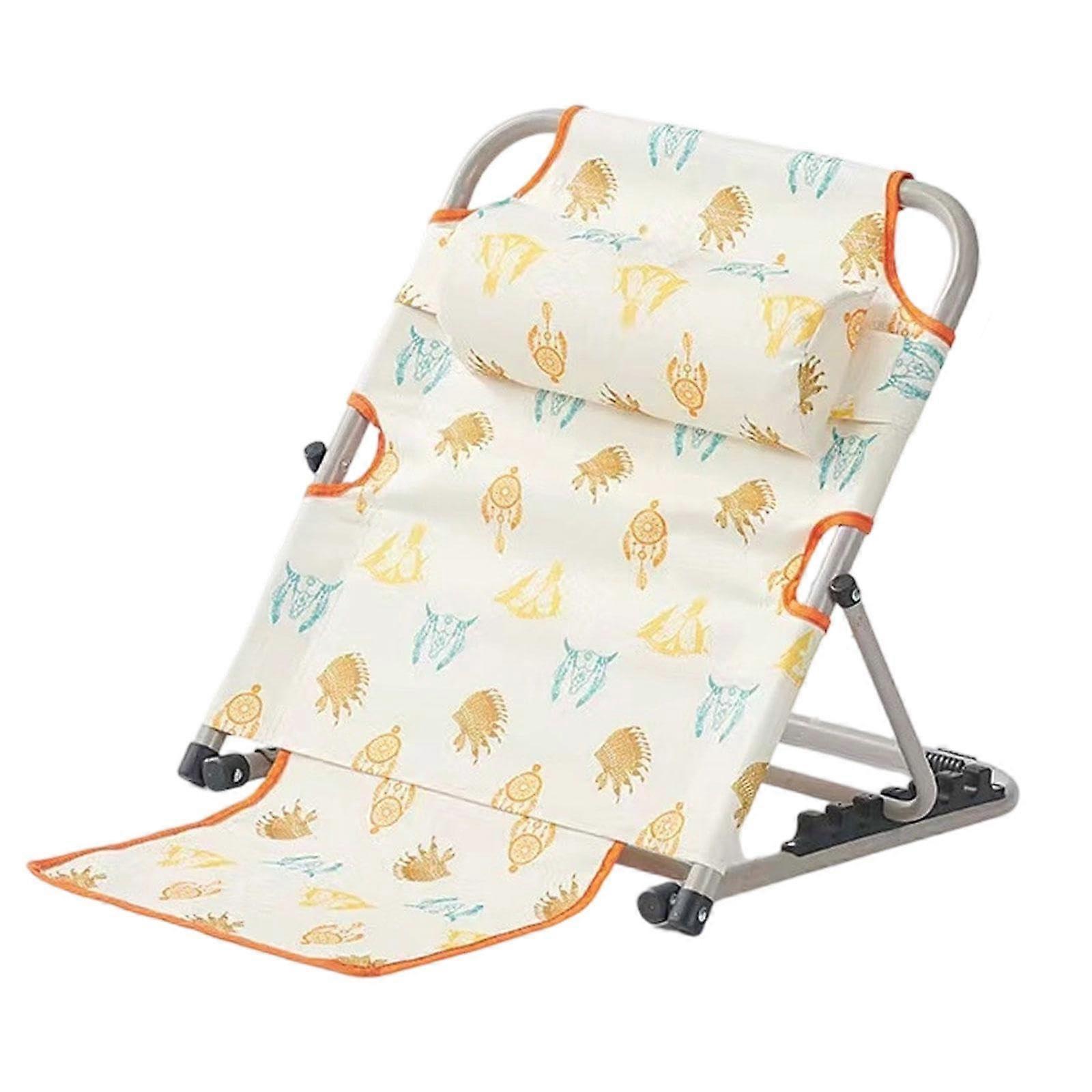 Bed Backrest Lumbar Support Chair Adjustable Portable Floor Seat for Small Spaces, Compact Design, Ergonomic Comfort