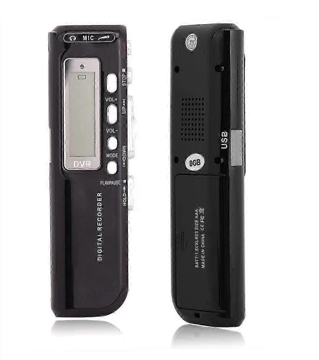 digital voice recorder 8GB with intelligent voice control HD