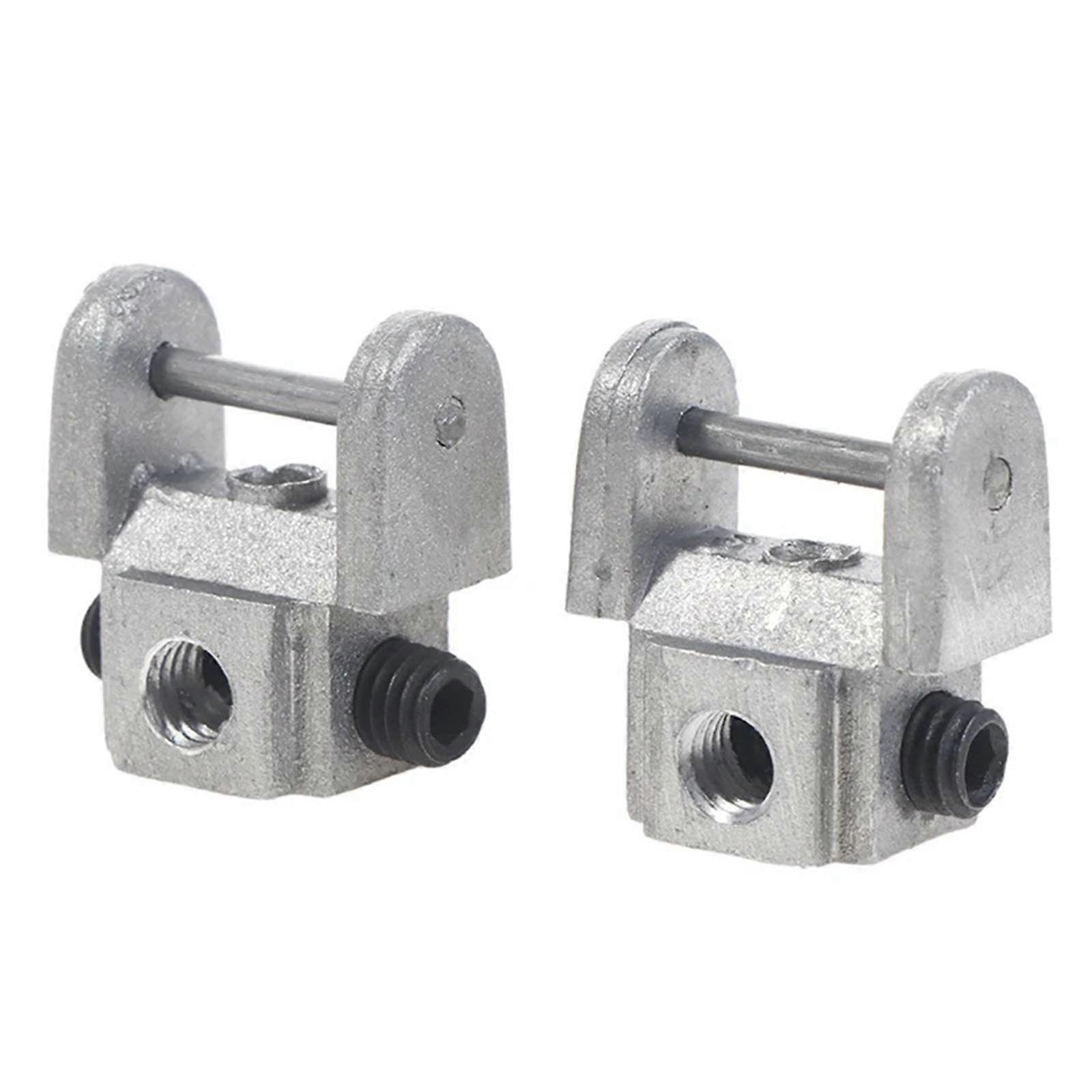 2Pcs Scroll Cutter Blade Holders Metal Blade Clamp Conversion Tool Pinless Adapter for DIY Projects Tighten the Screw Multicolor