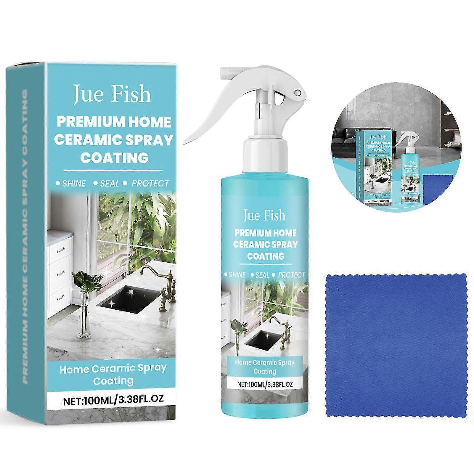 Ceramic Protect Spray for Kitchen Surfaces - Seal & Repel Water & Fingerprints