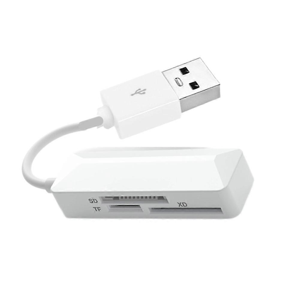 USB Card Reader SD/TF/XD 3 in 1 Multi-Function SD Plug and Play High Speed Memory Card Reader Convertert