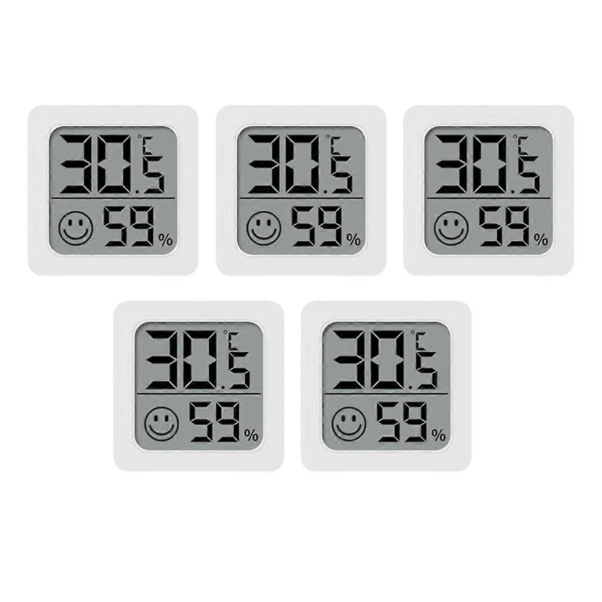 Mini Digital Thermometer Hygrometer LCD Display Indoor Outdoor Temperature Monitor Gauge Meter for H