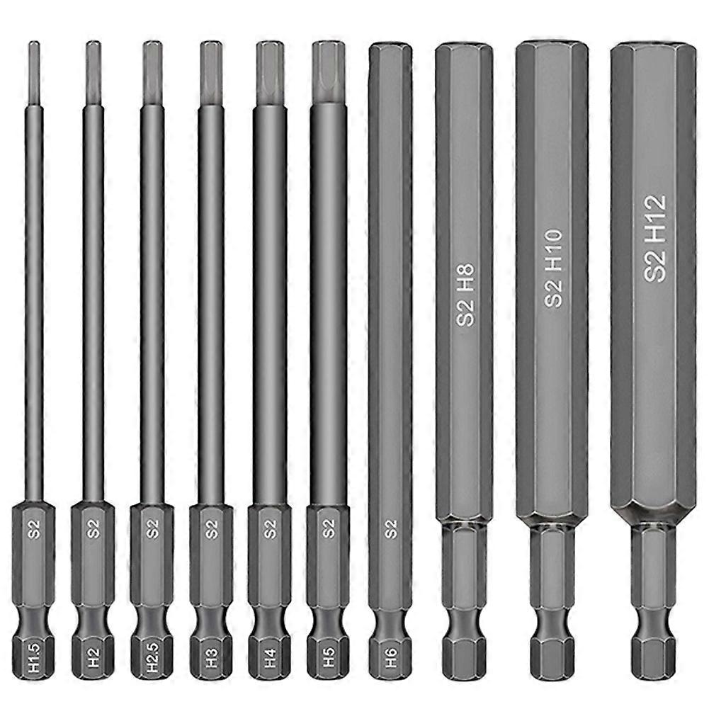 10-Pieceinner Hexagon Spanner 1.5-12Mm Wrench Socket