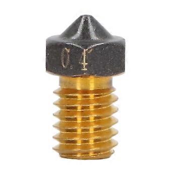 5 STÜCKE 0,4 mm Loch 1,75 mm Filament High Flow 3D-Drucker PTFE-beschichtete Messingdüse Ersatz