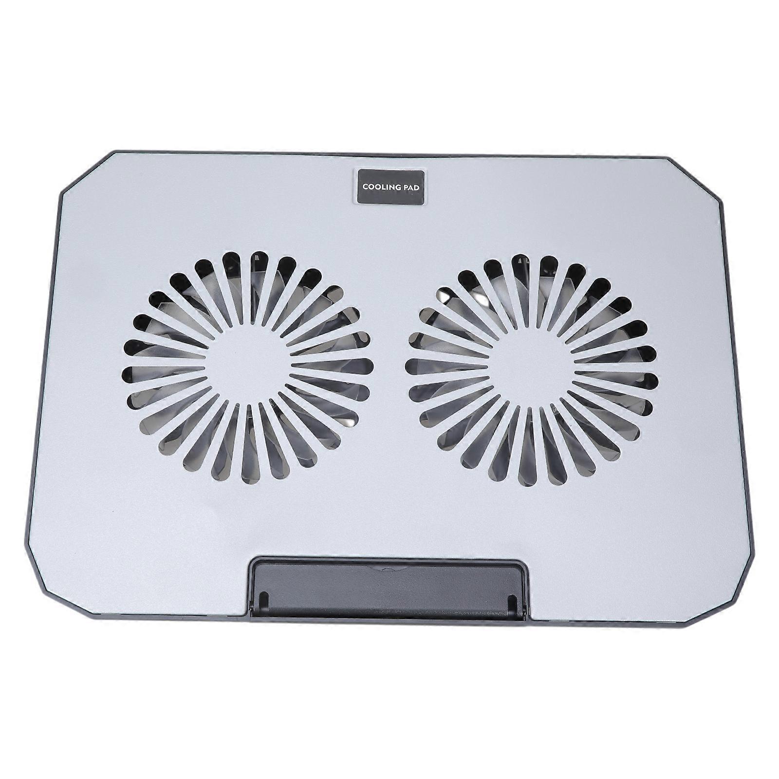 Laptop Cooling Pad With 2 Quiet Fans Notebook Holder For Efficient Heat Dissipation Suitable For 12 to 17" Laptops Multicolor