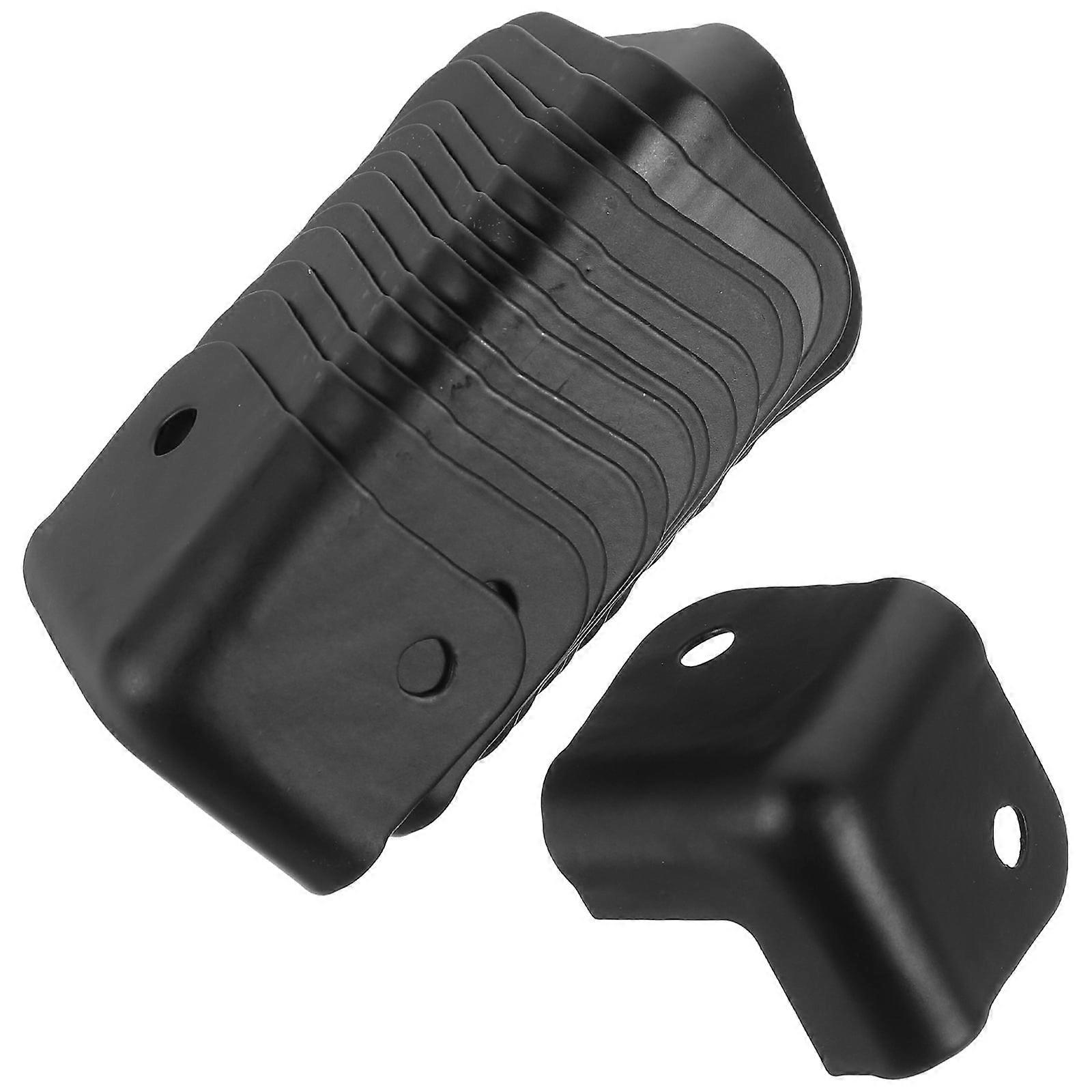 Black Corner Protector for Speaker Box Edges - 16 Metal Corners