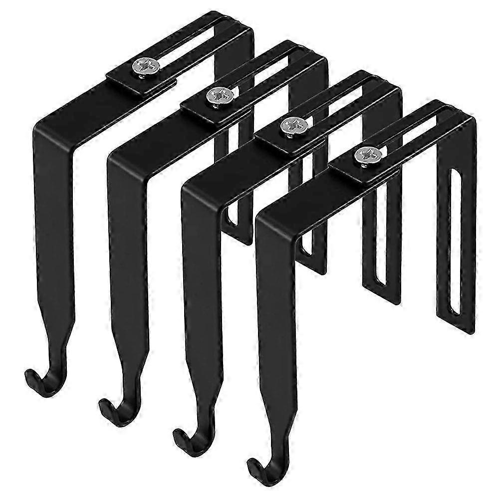 4pcs Adjustable Cubicle Hangers Hanging Hooks Cubicle Hook for Hanging Hats Bag