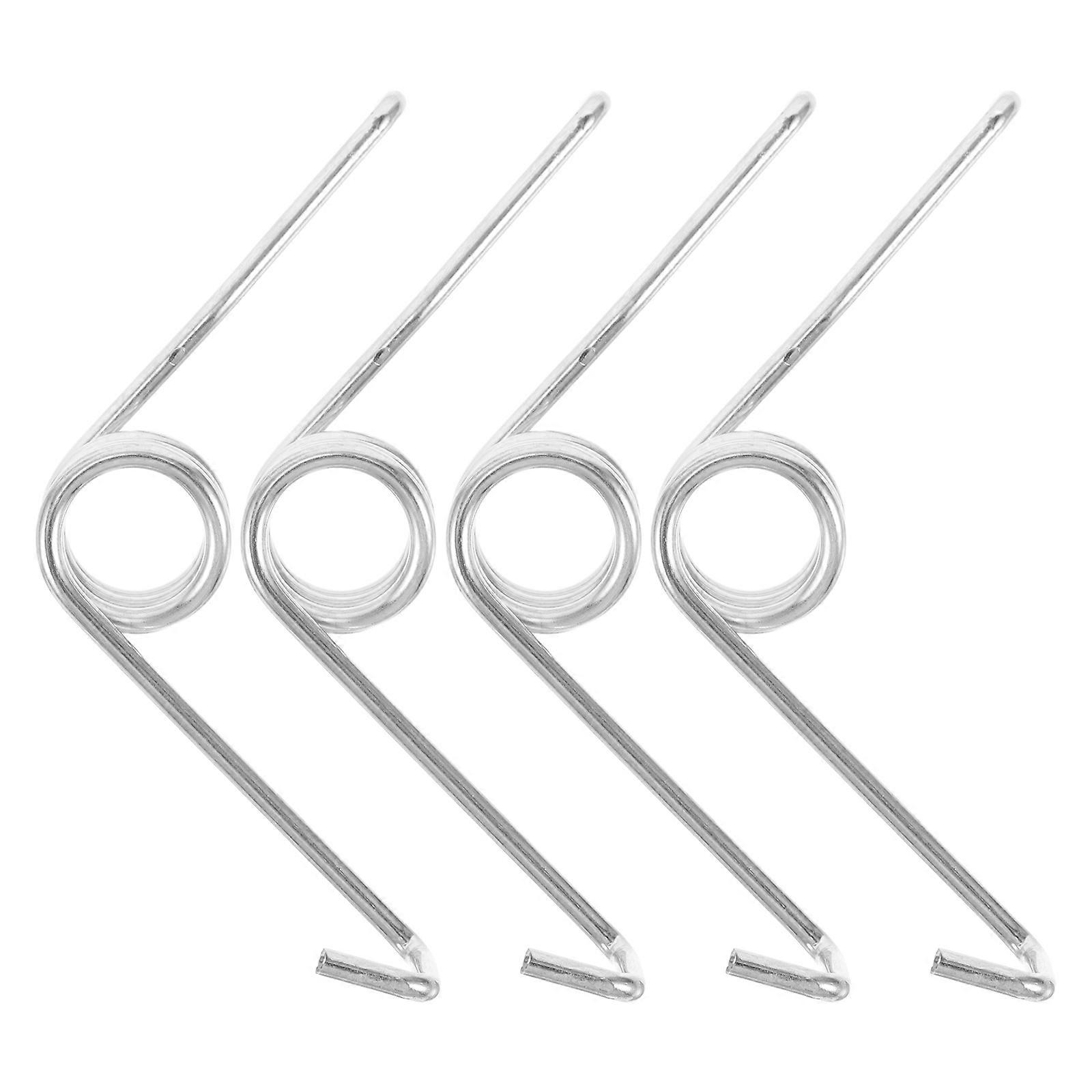 Durable Stainless Steel Spring Mechanism for Rotating Mop Bucket with Pedal Compatible Left Right Springs for Easy Install Silver