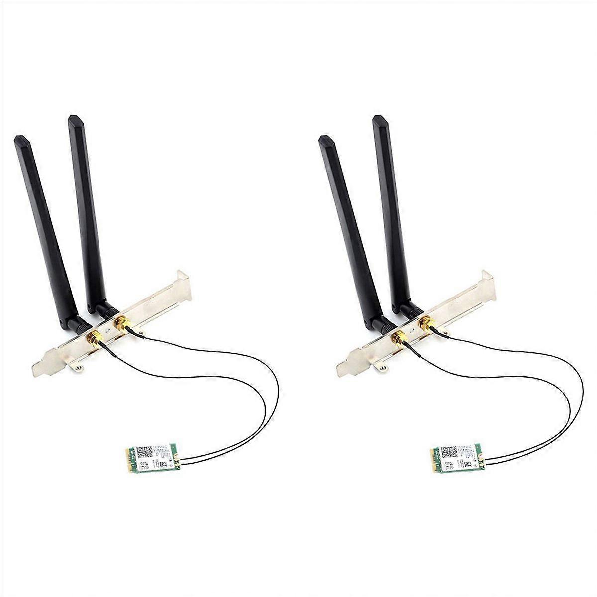 Wi-Fi 6 AX201 M.2 Key E CNVio 2 Wifi Card,with Antenna Kit