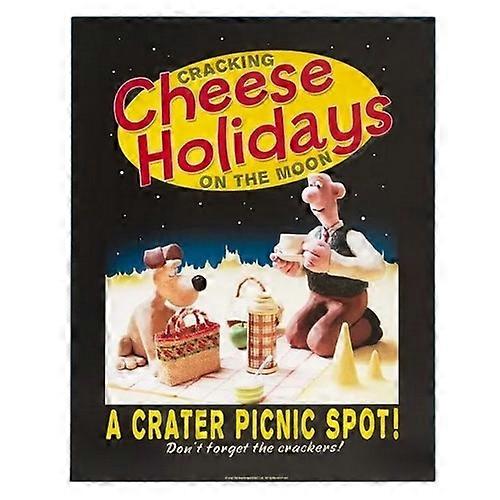 Wallace and Gromit Cracking Cheese Holidays Print