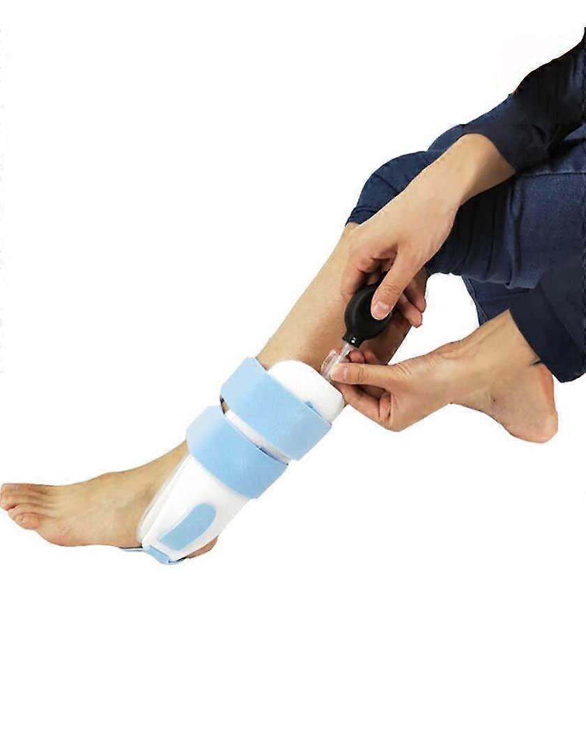 Adjustable Inflatable Ankle Support Brace with Double Airbag for Sprains Varus and Valgus Correction