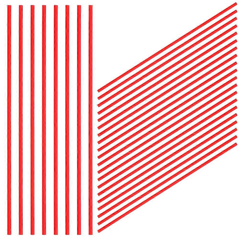 Spray Can Straws 60Pcs Lubricant Application Tools For Home Use 50Cm Red Material