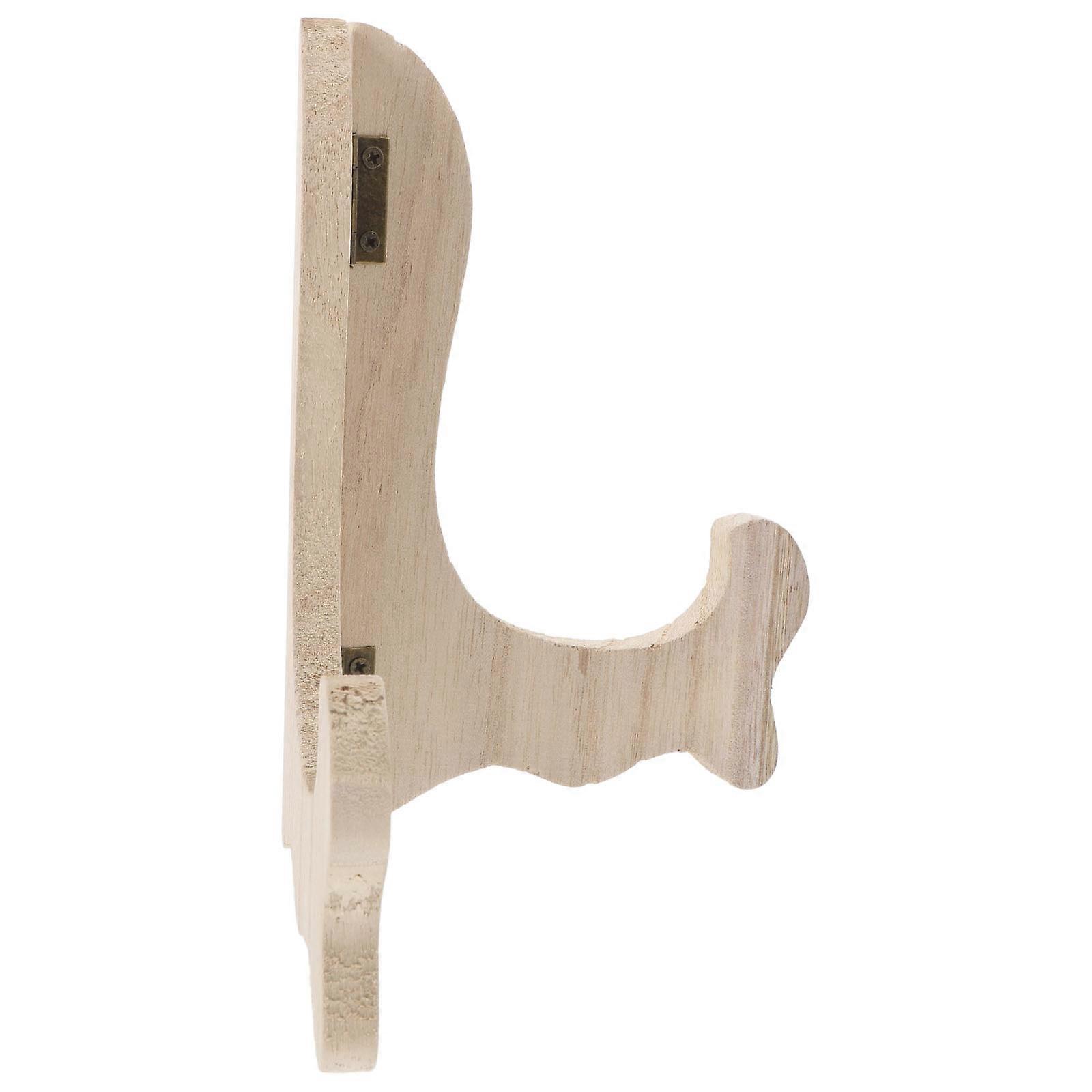 Tea Cake Display Stand Wooden Plate Holder for Display Multi Color