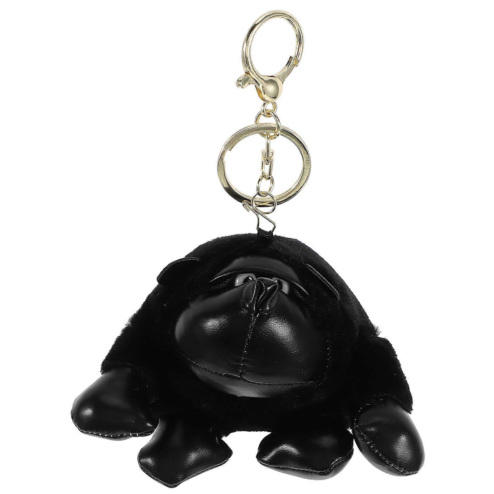 Cute Gorilla Plush Keychain for Decoration Soft Backpack Pendant