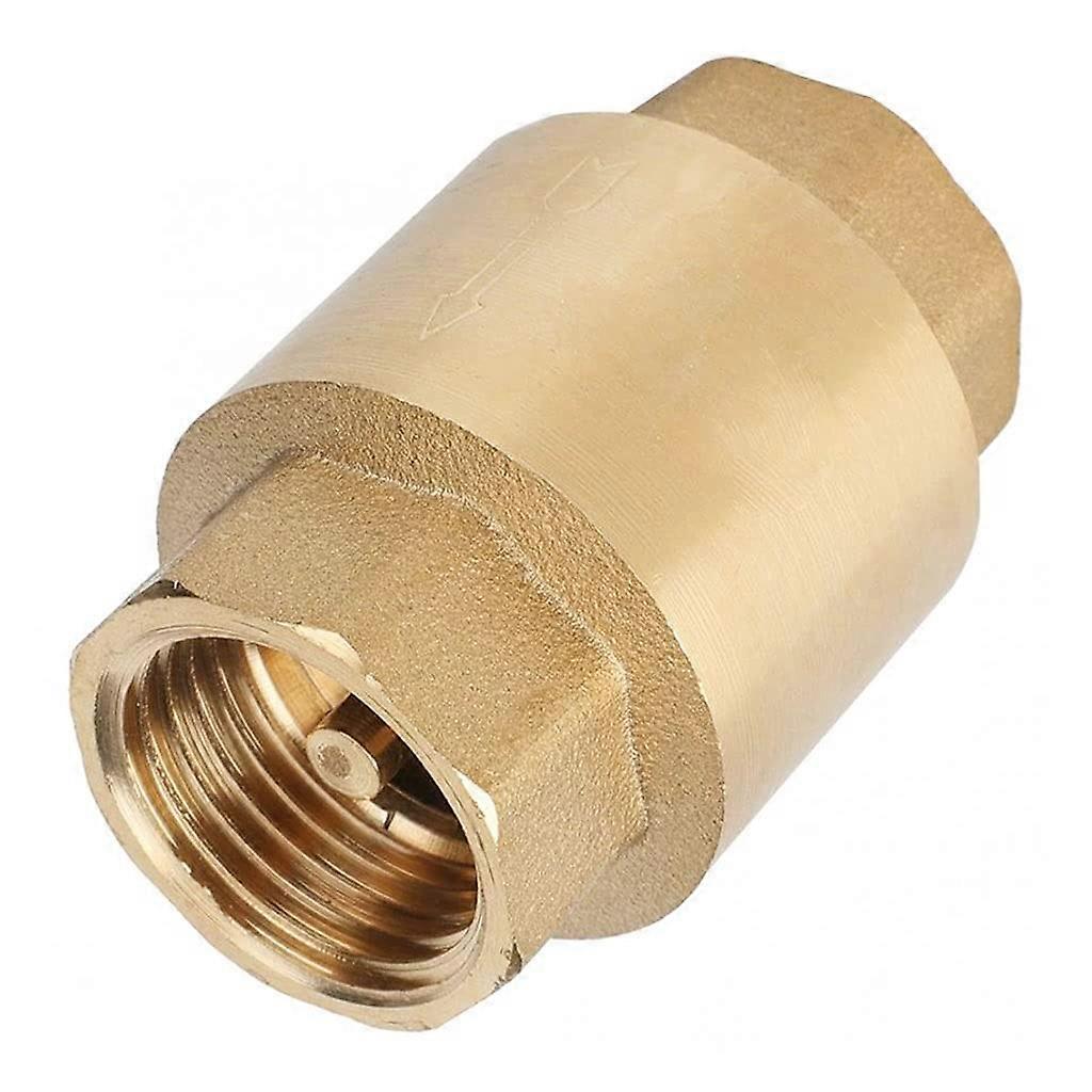 1/2 Inch Brass Check Valve One Way Non  Valve  Pressure Corrosion Resistant