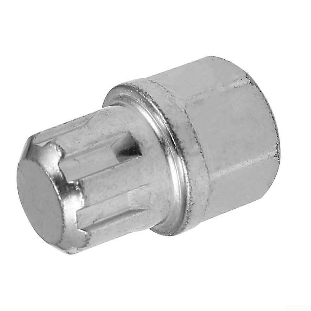 17/7PT AntiTheft Wheel Lock Removal Tool, Silver Steel Lug Nut Key,  Torque Precision Fit
