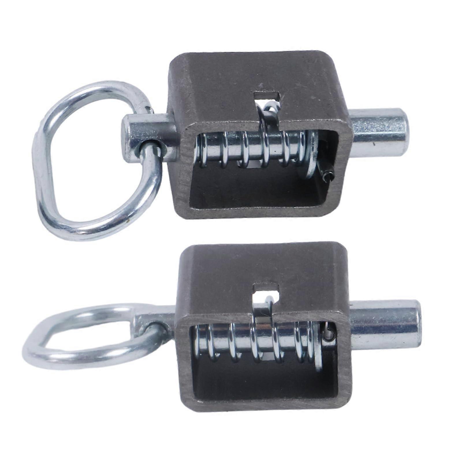 2X 5/8 Inch Heavy Duty Trailer Gate Spring Latch with Automatic Spring Lock for Utility Trailer