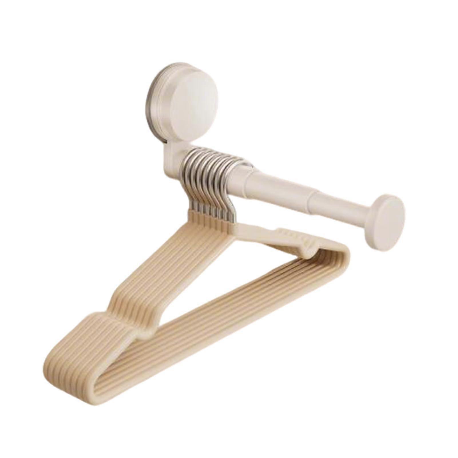 SpaceSaving Drill Hanger Organizer with Suction Cups, Adjustable 3Tier Rack for Laundry Room Closet Bathroom, White 1Pack