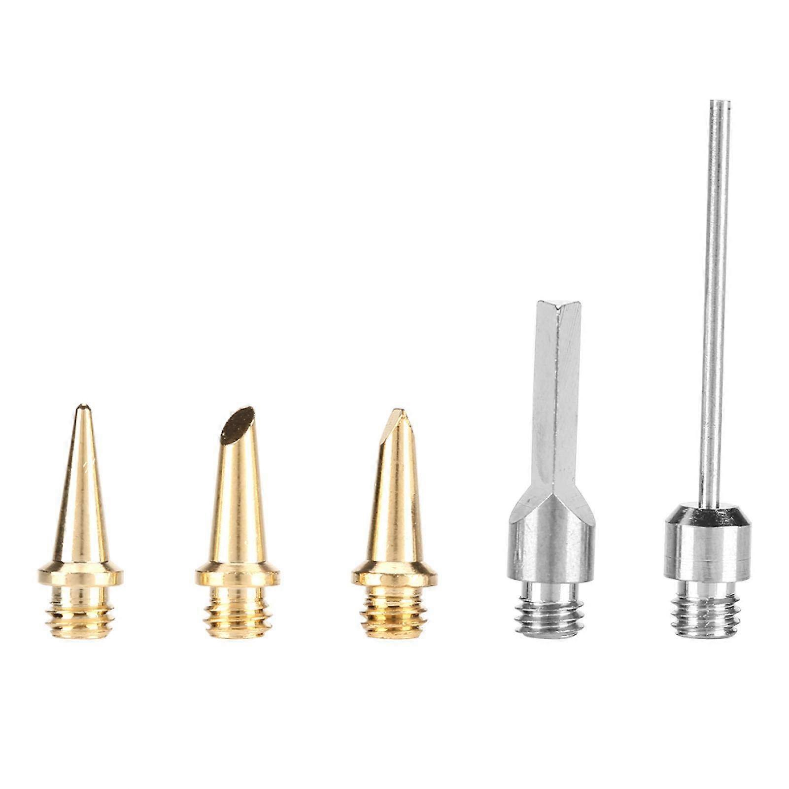 Soldering Iron Tips Kit with Precision 5 Piece Set for Electronics and Foam Cutting
