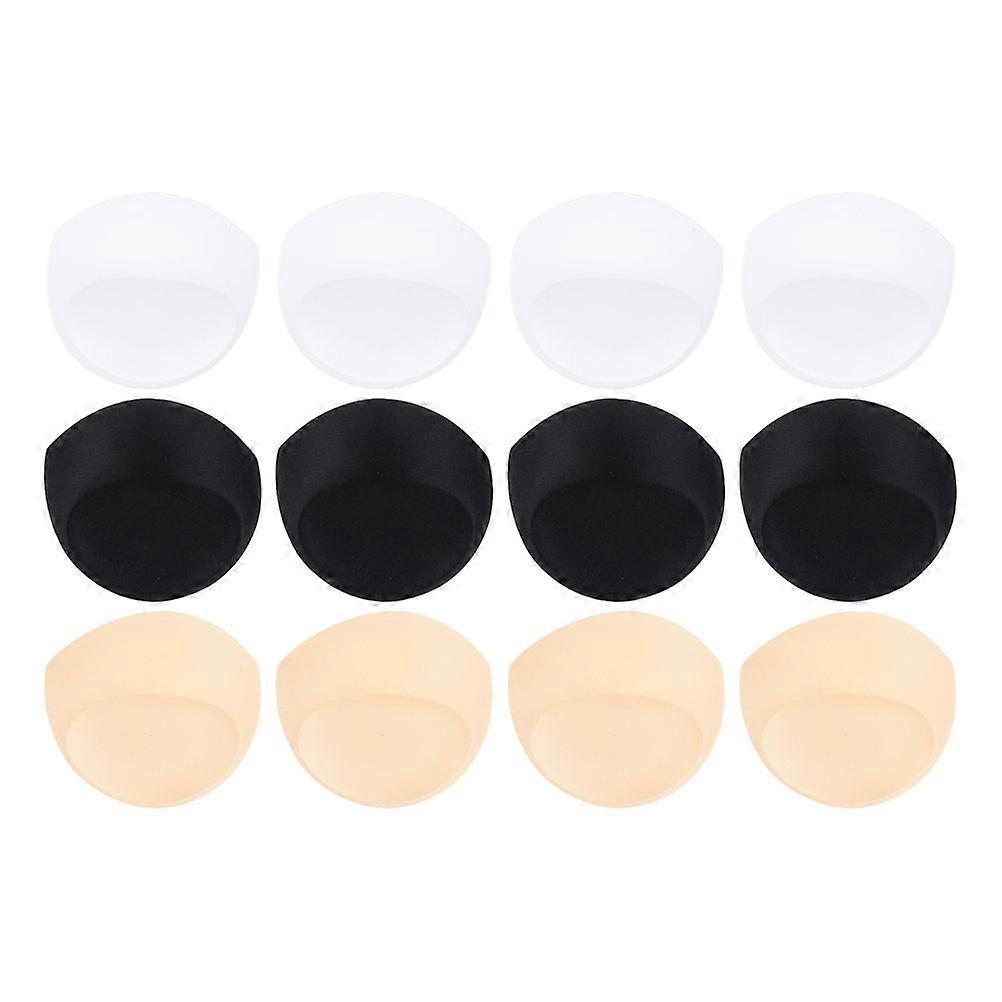 Removable Bra Pads Bra Pad Inserts Push Up for Women 12Pcs Assorted Colors
