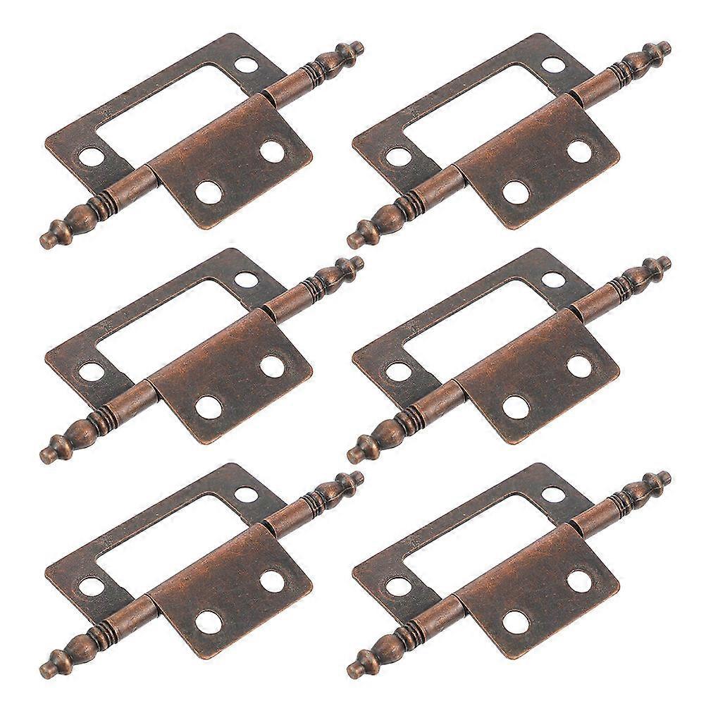 Five Hardware Hinges Durable Iron Cabinet Hinge for 6Sets Installation