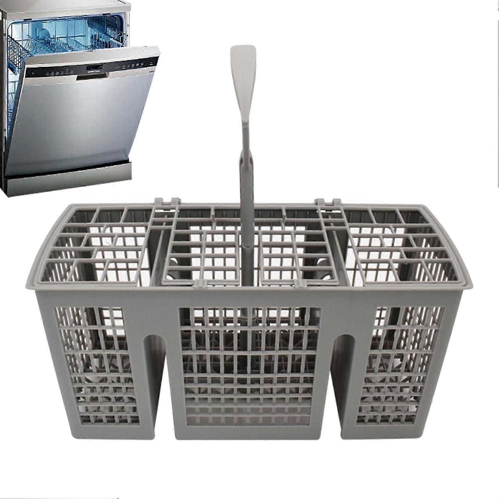 Dishwasher Silverware Basket with SpaceSaving Design, Universal Utensil Holder Replacement